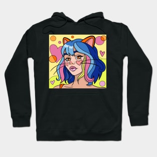 Stylish anime girl Hoodie